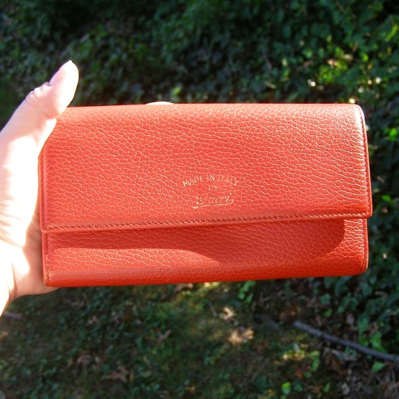 EUC Gucci Long Red Leather Wallet - Picture 13 of 13